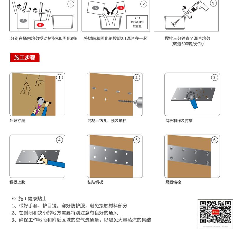 包钢白朗粘钢加固施工过程